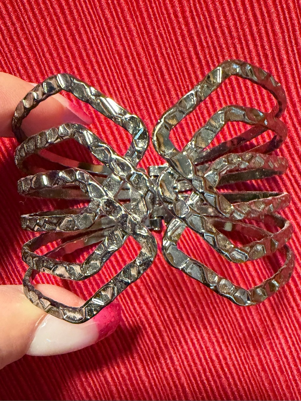 Park Lane Large Textured Statement Cuff Bracelet
